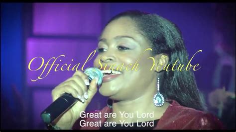 sinach great are you lord lyrics